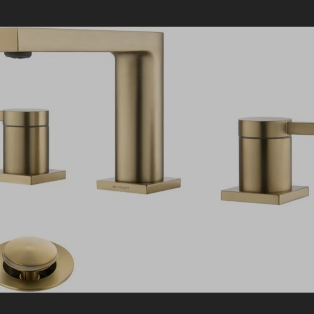 Luxury Mordern Faucet With 2 Handle and One Waterfall For a Bathroom Sink